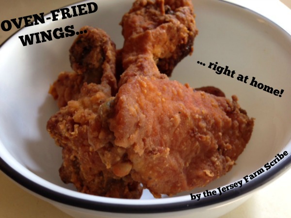 "fried" crispy chicken wings in the oven