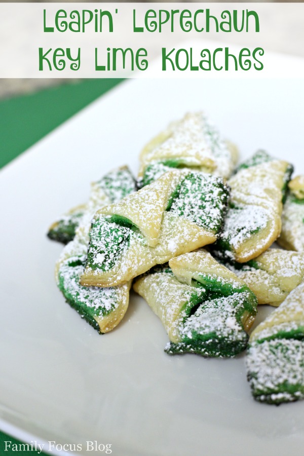 St. Patrick's Day cookies : Leapin' Leprechaun Key Lime Kolaches Recipe