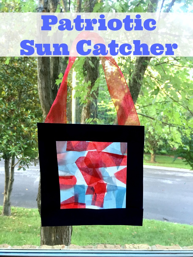 patriotic sun catcher