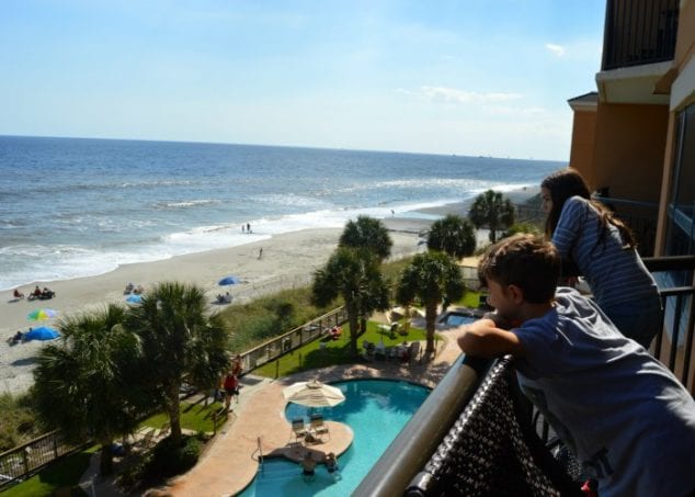 myrtle beach hotel with balcony