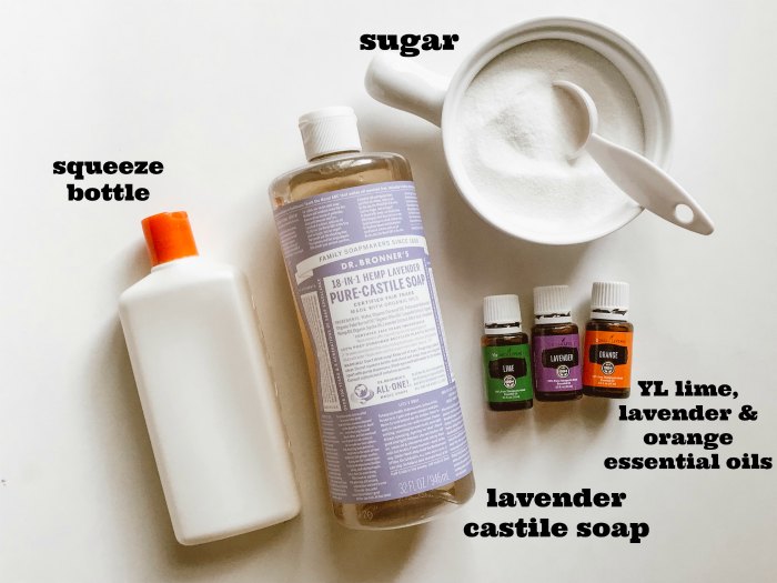 how to make homemade exfoliating body wash