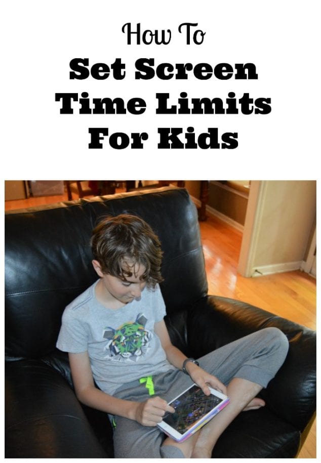 screen time limits kids