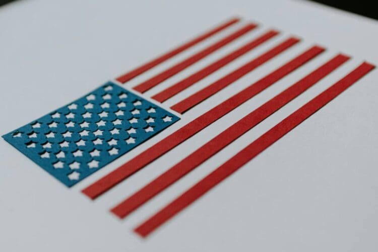 American Flag Craft