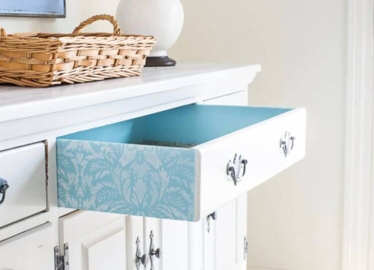 DIY painted drawer project